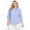 PLUS SIZE ΠΟΥΚΑΜΙΣΟ ΜΕ ΜΑΝΙΚΙ 3/4