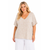 PLUS SIZE ΜΠΛΟΥΖΑ ΚΟΝΤΟΜΑΝΙΚΗ