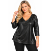 PLUS SIZE ΜΠΛΟΥΖΑ ΜΑΚΡΥΜΑΝΙΚΗ
