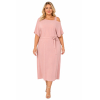 PLUS SIZE ΦΟΡΕΜΑ MAXI ΚΟΝΤΟΜΑΝΙΚΟ