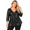 PLUS SIZE ΜΠΛΟΥΖΑ ΜΑΚΡΥΜΑΝΙΚΗ