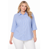 PLUS SIZE ΠΟΥΚΑΜΙΣΟ ΜΕ ΜΑΝΙΚΙ 3/4