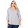 PLUS SIZE ΜΠΛΟΥΖΑ ΜΑΚΡΥΜΑΝΙΚΗ