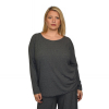 PLUS SIZE ΜΠΛΟΥΖΑ ΜΑΚΡΥΜΑΝΙΚΗ