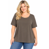 PLUS SIZE ΜΠΛΟΥΖΑ ΚΟΝΤΟΜΑΝΙΚΗ