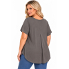 PLUS SIZE ΜΠΛΟΥΖΑ ΚΟΝΤΟΜΑΝΙΚΗ