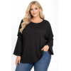 PLUS SIZE ΜΠΛΟΥΖΑ ΜΑΚΡΥΜΑΝΙΚΗ