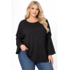 PLUS SIZE ΜΠΛΟΥΖΑ ΜΑΚΡΥΜΑΝΙΚΗ