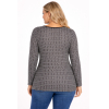 PLUS SIZE ΜΠΛΟΥΖΑ ΜΑΚΡΥΜΑΝΙΚΗ