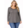 PLUS SIZE ΜΠΛΟΥΖΑ ΜΑΚΡΥΜΑΝΙΚΗ