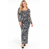 PLUS SIZE ΦΟΡΕΜΑ MAXI ΜΑΚΡΥΜΑΝΙΚΟ