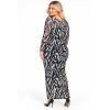 PLUS SIZE ΦΟΡΕΜΑ MAXI ΜΑΚΡΥΜΑΝΙΚΟ