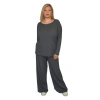 PLUS SIZE ΠΑΝΤΕΛΟΝΑ ΥΦΑΣΜΑΤΙΝΗ