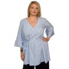 PLUS SIZE ΜΠΛΟΥΖΑ ΜΕ ΜΑΝΙΚΙΑ 3/4