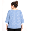 PLUS SIZE ΜΠΛΟΥΖΑ 3/4