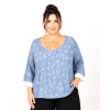 PLUS SIZE ΜΠΛΟΥΖΑ 3/4
