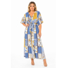 PLUS SIZE ΦΟΡΕΜΑ MAXI ΚΟΝΤΟΜΑΝΙΚΟ