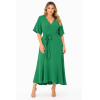 PLUS SIZE ΦΟΡΕΜΑ MIDI  ΚΟΝΤΟΜΑΝΙΚΟ