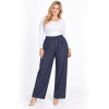 PLUS SIZE ΠΑΝΤΕΛΟΝΙ ΥΦΑΣΜΑΤΙΝΟ