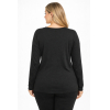 PLUS SIZE ΜΠΛΟΥΖΑ ΜΑΚΡΥΜΑΝΙΚΗ