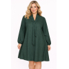 PLUS SIZE ΦΟΡΕΜΑ MINI ΜΑΚΡΥΜΑΝΙΚΟ