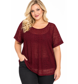 PLUS SIZE ΜΠΛΟΥΖΑ ΚΟΝΤΟΜΑΝΙΚΗ
