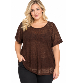 PLUS SIZE ΜΠΛΟΥΖΑ ΚΟΝΤΟΜΑΝΙΚΗ