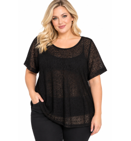 PLUS SIZE ΜΠΛΟΥΖΑ ΚΟΝΤΟΜΑΝΙΚΗ
