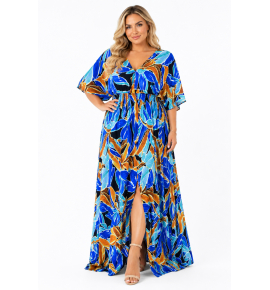 PLUS SIZE ΦΟΡΕΜΑ MAXI ΚΟΝΤΟΜΑΝΙΚΟ