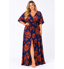 PLUS SIZE ΦΟΡΕΜΑ MAXI ΚΟΝΤΟΜΑΝΙΚΟ