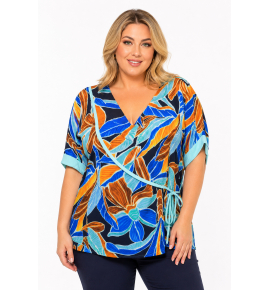 PLUS SIZE ΜΠΛΟΥΖΑ ΚΟΝΤΟΜΑΝΙΚΗ