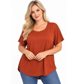 PLUS SIZE ΜΠΛΟΥΖΑ ΚΟΝΤΟΜΑΝΙΚΗ