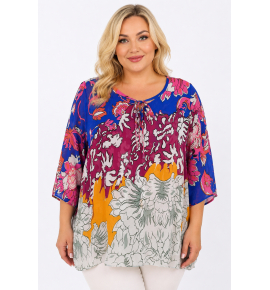 PLUS SIZE ΜΠΛΟΥΖΑ ΚΟΝΤΟΜΑΝΙΚΗ