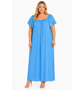 PLUS SIZE ΦΟΡΕΜΑ MAXI ΚΟΝΤΟΜΑΝΙΚΟ