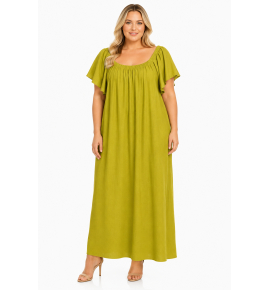 PLUS SIZE ΦΟΡΕΜΑ MAXI ΚΟΝΤΟΜΑΝΙΚΟ