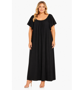 PLUS SIZE ΦΟΡΕΜΑ MAXI ΚΟΝΤΟΜΑΝΙΚΟ