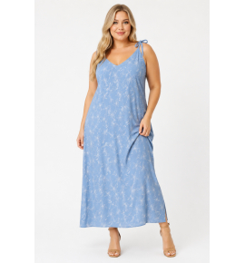 PLUS SIZE ΦΟΡΕΜΑ MAXI ΤΙΡΑΝΤΕ