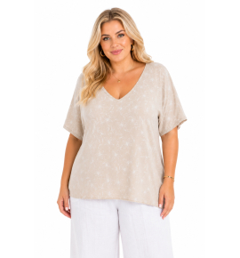 PLUS SIZE ΜΠΛΟΥΖΑ ΚΟΝΤΟΜΑΝΙΚΗ