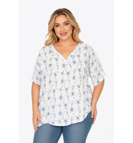 PLUS SIZE ΜΠΛΟΥΖΑ ΚΟΝΤΟΜΑΝΙΚΗ
