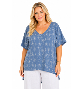 PLUS SIZE ΜΠΛΟΥΖΑ ΚΟΝΤΟΜΑΝΙΚΗ