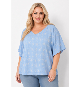 PLUS SIZE ΜΠΛΟΥΖΑ ΚΟΝΤΟΜΑΝΙΚΗ