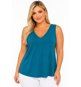 PLUS SIZE ΜΠΛΟΥΖΑ ΑΜΑΝΙΚΗ