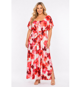 PLUS SIZE ΦΟΡΕΜΑ MAXI ΚΟΝΤΟΜΑΝΙΚΟ