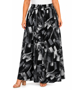PLUS SIZE ΦΟΥΣΤΑ MAXI