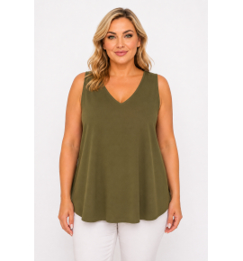 PLUS SIZE ΜΠΛΟΥΖΑ ΑΜΑΝΙΚΗ