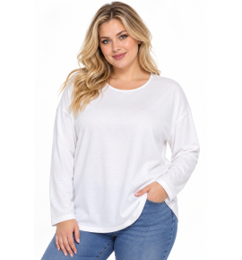 PLUS SIZE ΜΠΛΟΥΖΑ ΜΑΚΡΥΜΑΝΙΚΗ