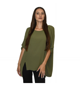 PLUS SIZE ΜΠΛΟΥΖΑ ΚΟΝΤΟΜΑΝΙΚΗ