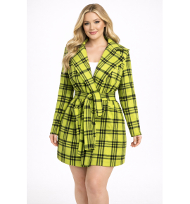 PLUS SIZE ΖΑΚΕΤΑ ΜΑΚΡΥΜΑΝΙΚΗ