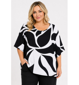 PLUS SIZE ΜΠΛΟΥΖΑ ΚΟΝΤΟΜΑΝΙΚΗ