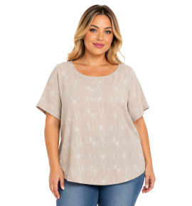 PLUS SIZE ΜΠΛΟΥΖΑ ΚΟΝΤΟΜΑΝΙΚΗ